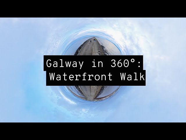 Walking the Scenic Waterfront of Galway with a 360 Camera | Ireland Adventure