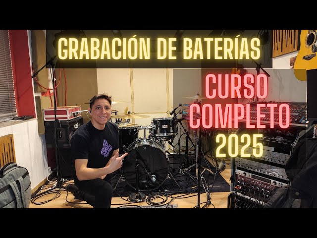 COMO GRABAR UNA BATERÍA - 2025 TUTORIAL COMPLETO