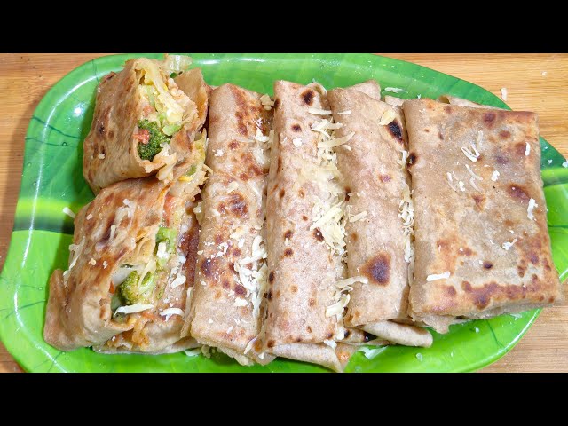 Healthy  & Delicious Breakfast Recipe || Chicken Wrap || Easy Snack Recipe - Healthy Simple Cooking