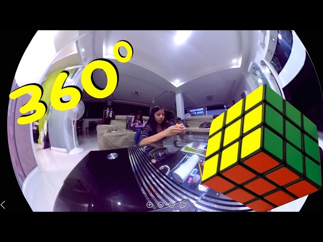 360 Video: Rubik's Cube Solving