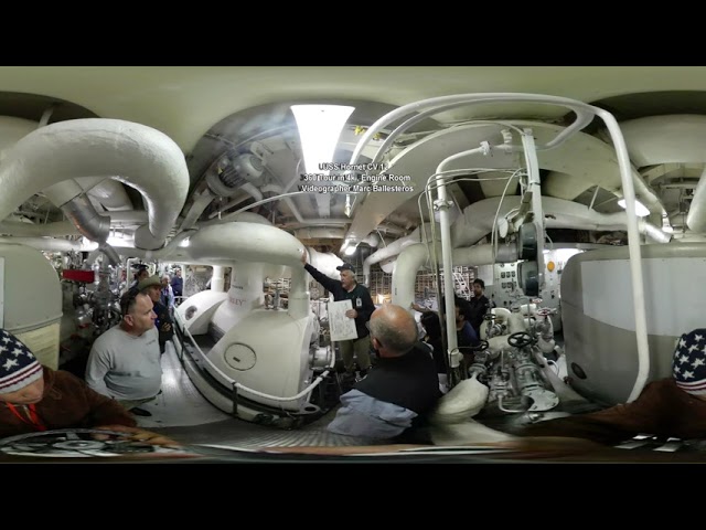 Engine Room of the Aircraft Carrier USS Hornet CV 12