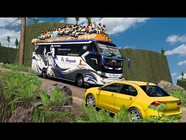 How to Avoid Dangerous Roads While Driving a Bus [HD 2K] - Euro Truck Simulator 2