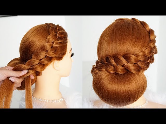 New Low Bun Hairstyle For Wedding | Party Hairstyle Easy