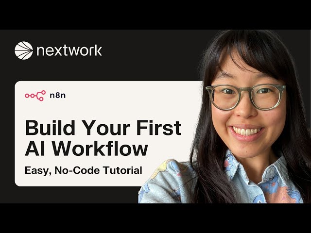 Build Your First AI Workflow | Free, Easy, No-Code, Step-by-Step Tutorial | AI Agent Series (Pt 1)