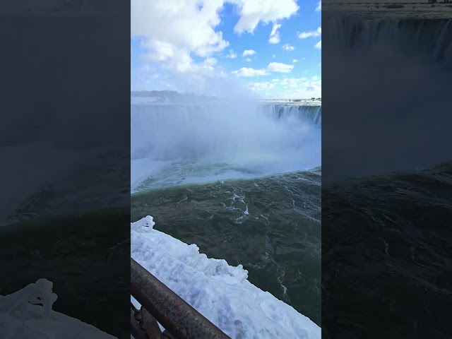 Niagara falls in mid January