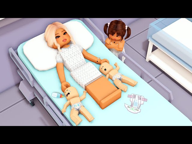 Lucy’s Mom has Given Birth to Twin Boys 👶🍼 Roblox Family Roleplay