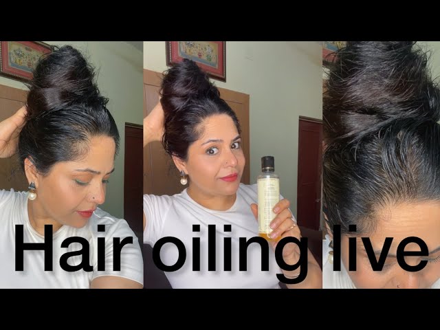 Live longhair oiling with homemade oil