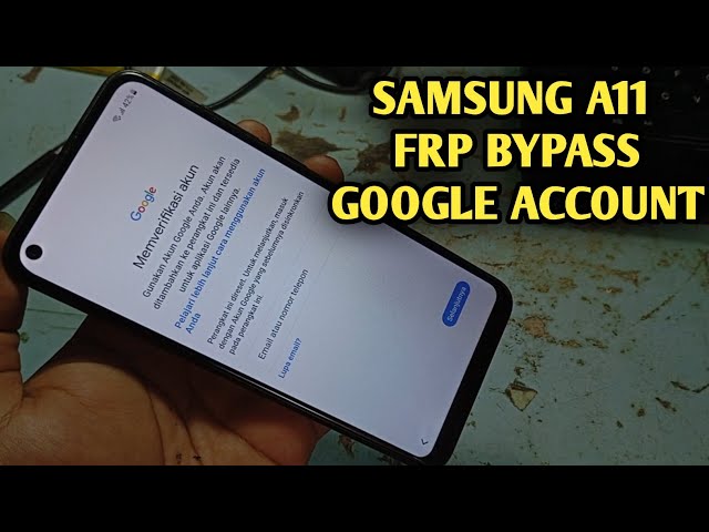 Samsung A11 Frp Bypass Android 11 12