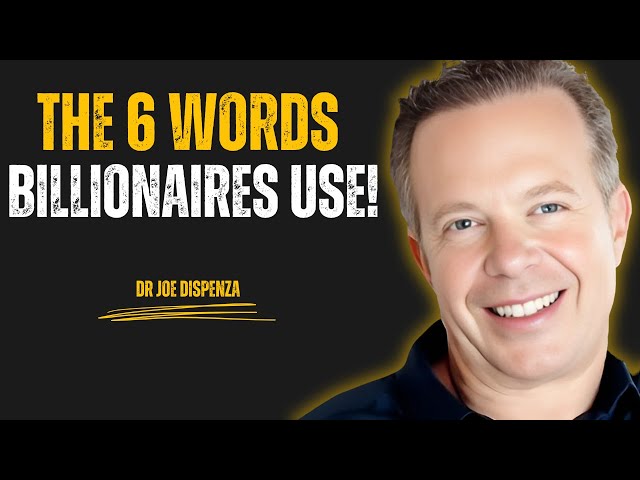 Speak These 6 Words to Yourself Daily and Attract Abundance Instantly - Joe Diapenza Motivation