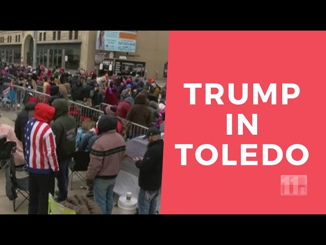 LIVE: Huntington Center doors open for Make America Great Again rally attendees