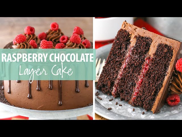 Raspberry Chocolate Layer Cake