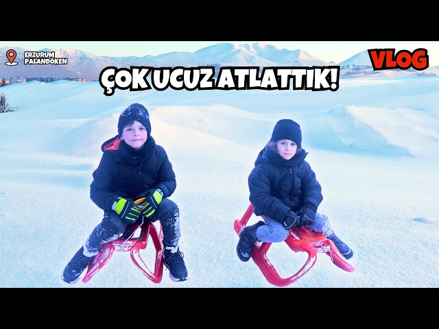 CLOSE CALLS ON THE PALANDOKEN TURN | AN ADRENALINE-FILLED SKI VLOG WITH KIDS