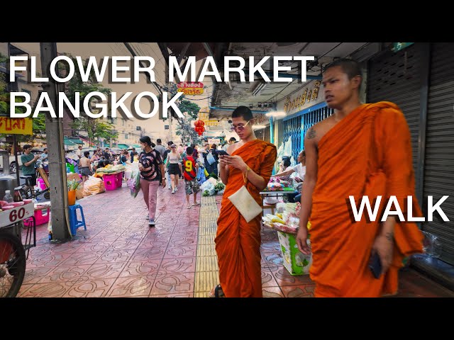 Bangkok Flower Market - Part 1.  ปากคลองตลาด