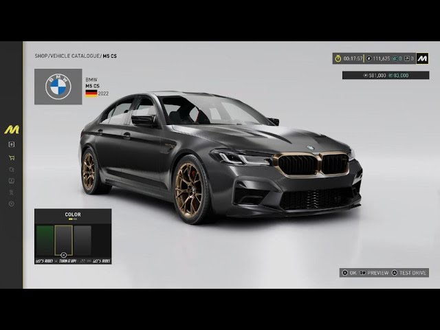 BMW M5 CS 2022 EDITION - THE CREW #automobile #thecrewmotorfest