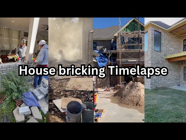 House bricking Timelapse