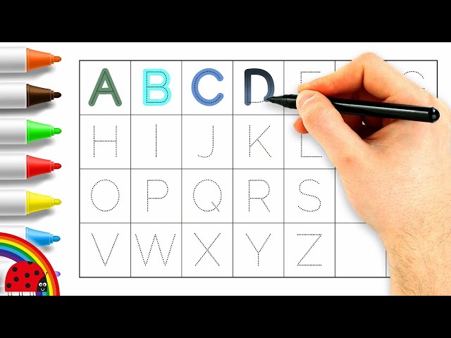 Learn the Letters of the English Alphabet from A to Z