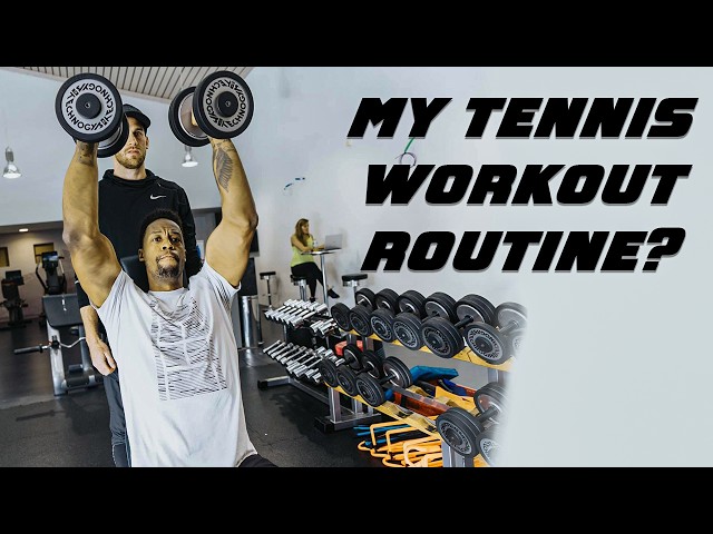 Gael Monfils Tennis Gym Workout for Making Trick Shots