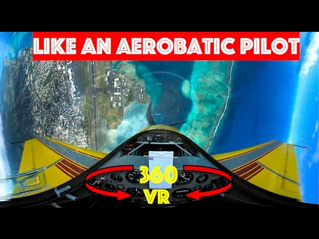 360VR* Amazing Advanced Aerobatic * On board like a pilot