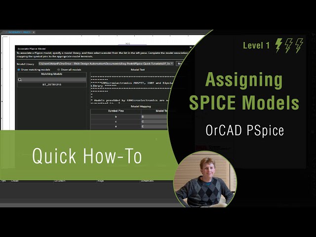 How to Assign Manufacturer's Spice Models in OrCAD PSpice