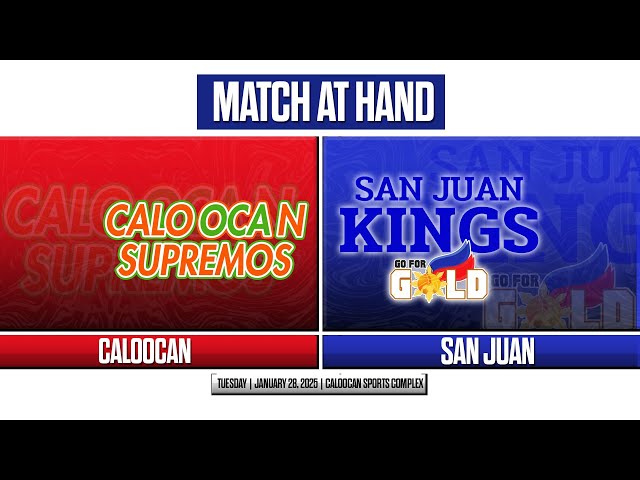 PRESIDENT’S CUP 2025 | CALOOCAN SPORTS COMPLEX | JAN. 28, 2025 | SUPREMOS vs KINGS