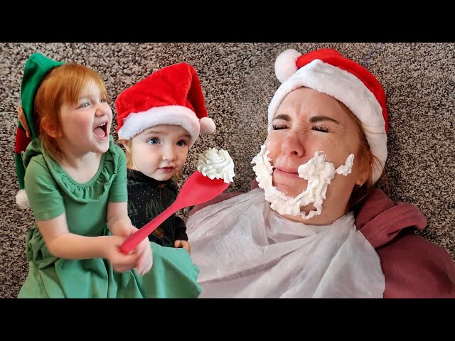 Adley & Family CHRiSTMAS CHALLENGES!  Niko elf, Floor is Lava, Santa Mom, ultimate holiday makeover