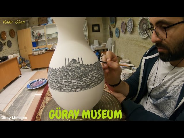 Spend 1 day in the world's first rock-carved Cappadocia underground ceramic Museum! Güray Museum