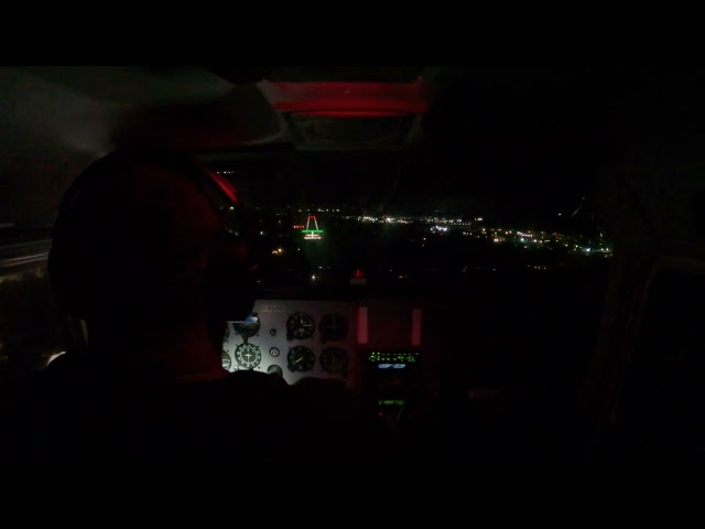 Night Rating Final Approach // Private Pilot // Flight Training