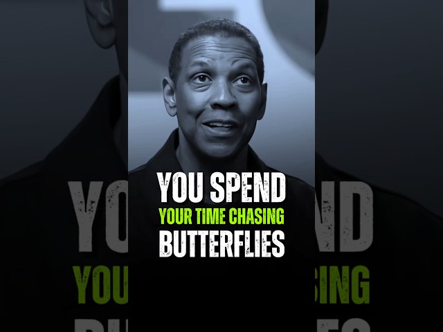 You spend your time chasing butterflies. Denzel Washington Motivation #inspire #motivation #quotes