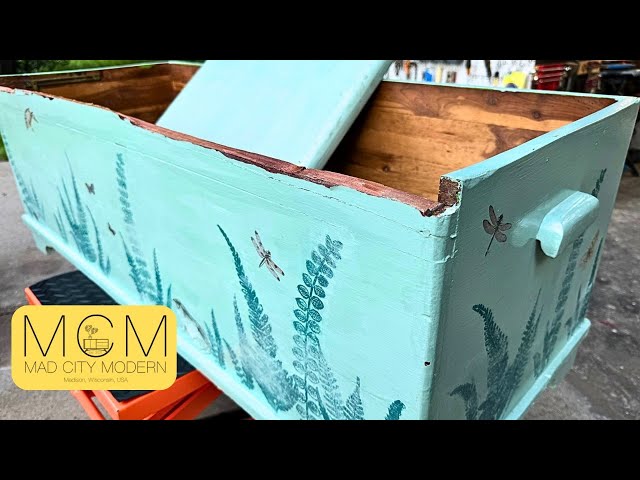 😭 Ep. 107 This Painted Chest Healed a Broken Heart | Furniture Restoration