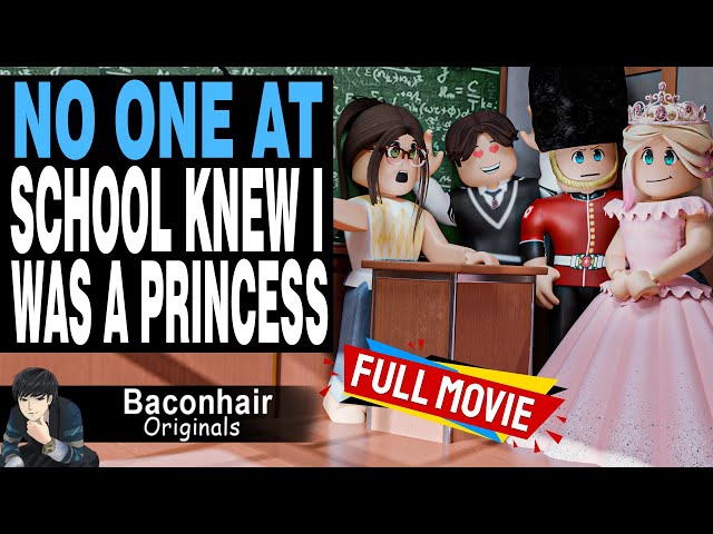 No One At School Knew I Was A Princess, FULL MOVIE | roblox brookhaven 🏡rp