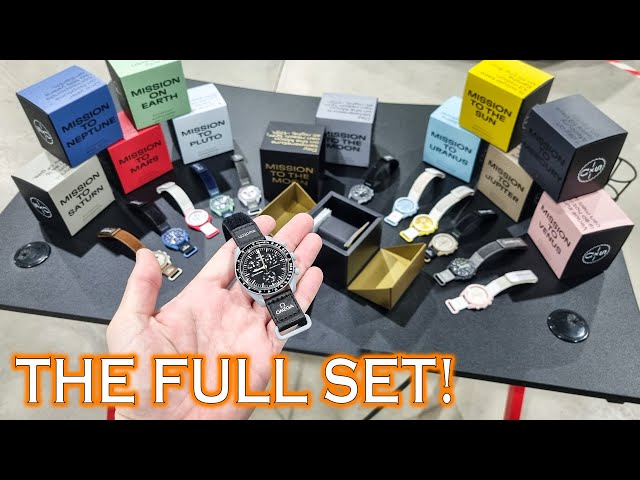 UNBOXING New MOONSHINE GOLD! I Bought the FULL SET of 12 MoonSwatch Watches