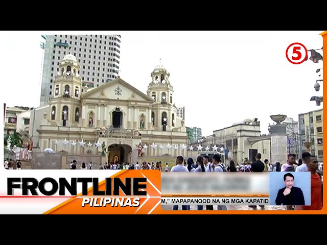 Quiapo Church sa mga kandidato: Huwag nang umepal sa Pista ng Jesus Nazareno | Frontline Pilipinas