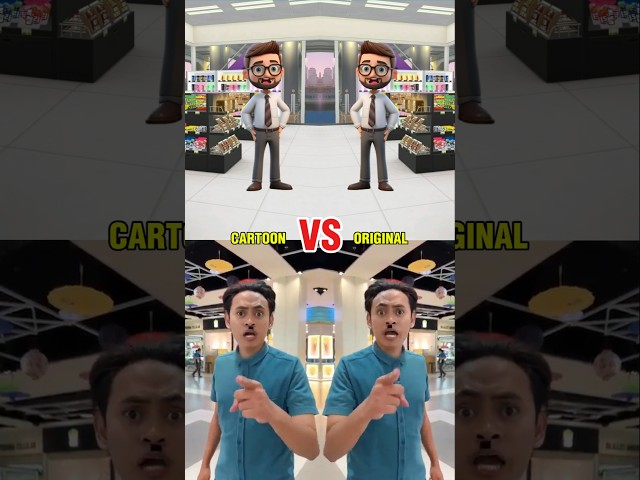 Cartoon Vs Original #shorts #cartoon #viralvideo