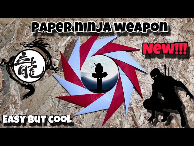 How To Make A Paper Ninja Weapons