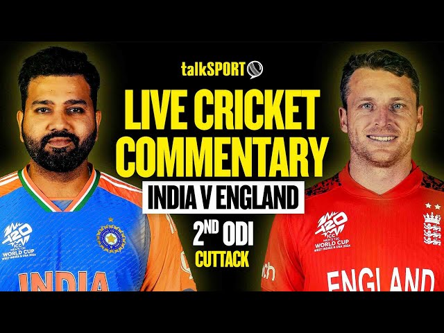 LIVE: India v England 2nd ODI, Cuttack | talkSPORT Cricket