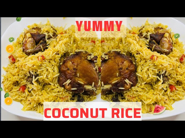 HOW TO MAKE THE PERFECT YUMMY NIGERIAN COCONUT RICE | SIMPLE RECIPE #food