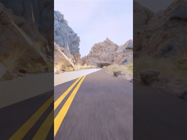 Unreal Engine 5.4 - Desert Road Drive