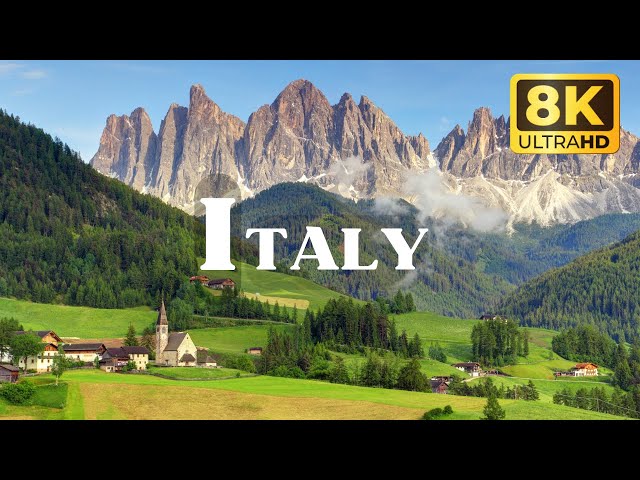 Italy 8K Ultra HD HDR (60FPS) - Scenic Relaxation Film with Calming Music