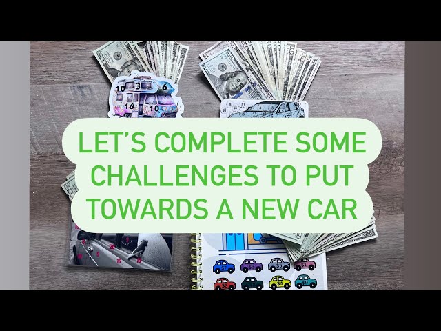 Let's See How Many Savings Challenges I Can Complete To Go Towards A New Car || Holidays Binder