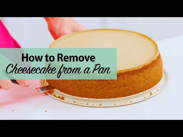 How to Remove A Cheesecake From A Springform Pan