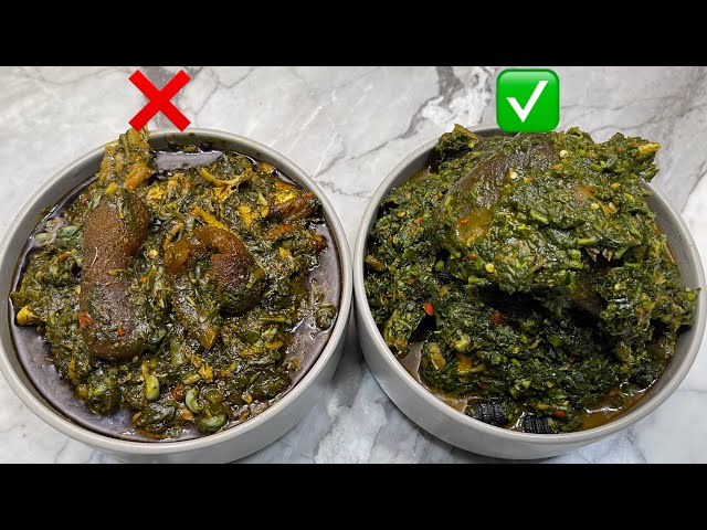 THE RIGHT AND WRONG WAY TO MAKE AFANG SOUP  #afangsoup #nigeriansoup #calabarsoup