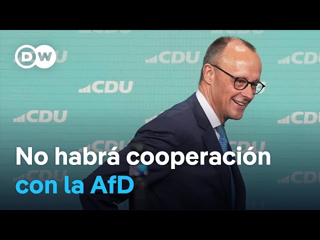 Líder conservador reitera su rechazo a gobernar con la ultraderecha en Alemania