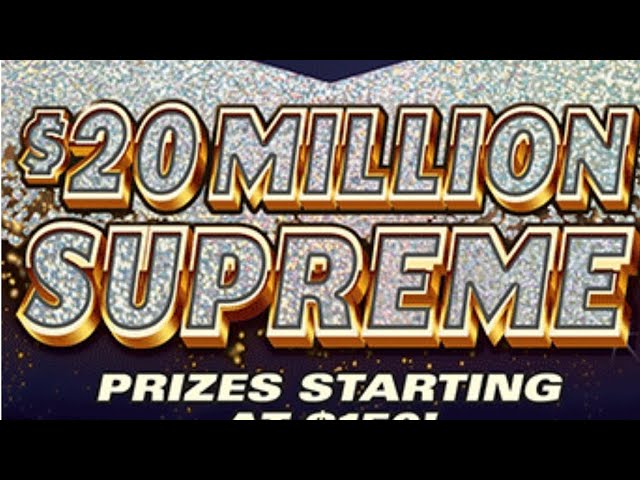 Big win 🥇 $20 Million Supreme & more tickets