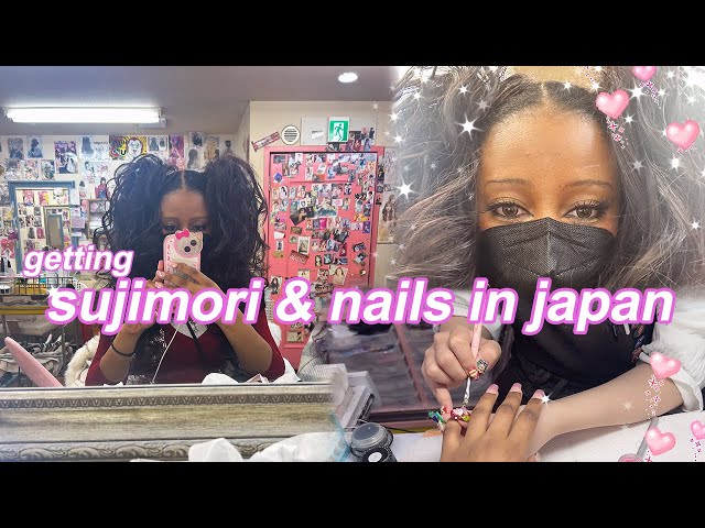 I got Gyaru Sujimori Hair and Nails in Japan🇯🇵･:*:･ﾟ☆