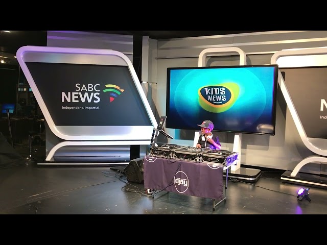 Worlds Youngest DJ Bringing The Party To The Kids News SABC Studios