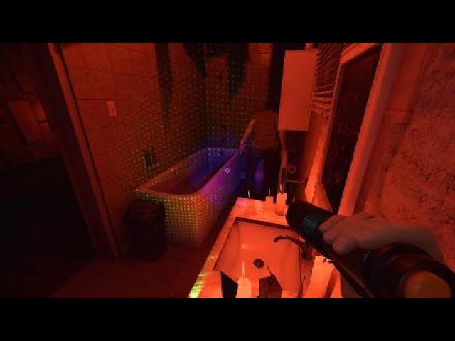 Stuck in a bathroom with other men (Phasmophobia PS5)