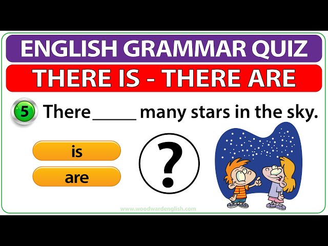 THERE IS - THERE ARE QUIZ in English | Learn English Grammar | Fill the Blank Quiz | ESOL Practice