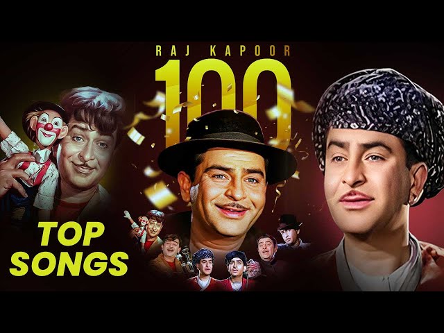 Raj Kapoor @100 | Pupular Songs of Raj Kapoor | Black & White+ Color | 50s Songs, 60s Song, 70s Song