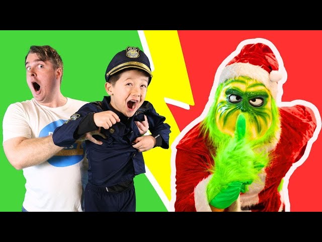 The Grinch Opened His Own Kindergarten | Little Policeman survives the WORLDS STRICTEST BABYSITTER!