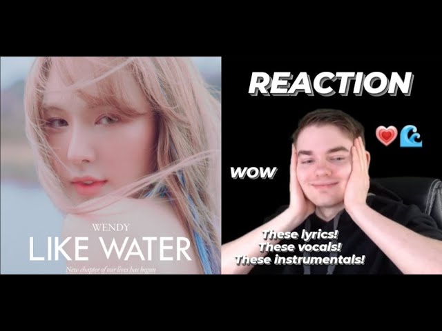 RED VELVET WENDY - 1st Mini Album 'Like Water' | REACTION + REVIEW